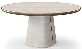 Mesa de comedor redonda Keramik Premium Rado Cattelan Italia