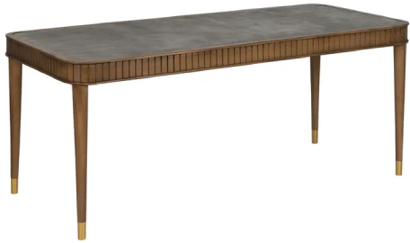 Mesa de comedor madera de mindi de saln 