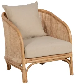 Sillón natural ratán decoración Sillón natural ratán decoración