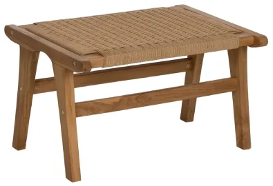 Reposapiés natural de madera