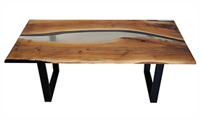 Mesa de comedor nogal macizo Torite