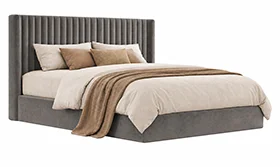 Cama Boccelli tapizada para colchón de 150x200 con canapé