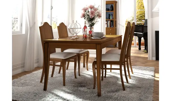 Comedor colonial miel Basilea