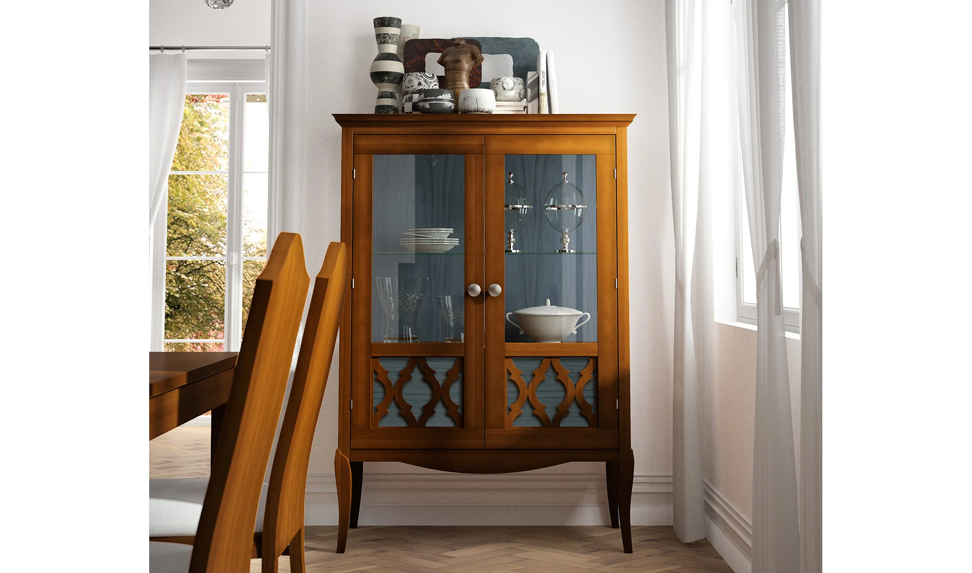 Vitrina colonial miel Basilea I