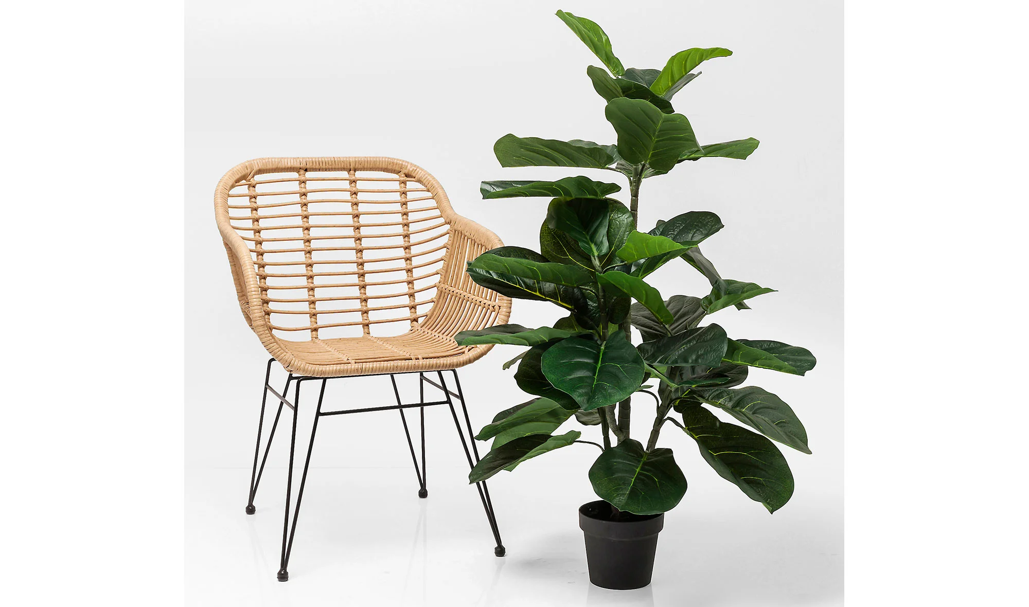 Planta decorativa Fiddle Leaf 120 cm