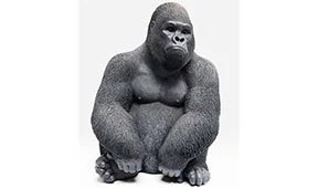 Figura decorativa Monkey Gorilla Side mediano