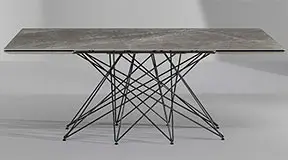 Mesa de comedor extensible cerámica Octa Bonaldo