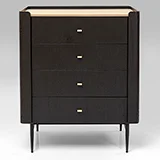 Cómoda madera 4 cajones Milano