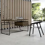 Mesa de escritorio industrial Verka