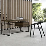 Mesa de escritorio industrial Verka Mesa de escritorio industrial Verka