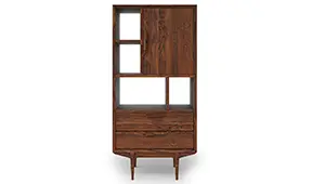 Librería 1 puerta palisandro Danés
