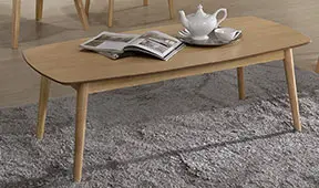 Mesa de centro rectangular nórdica Koli