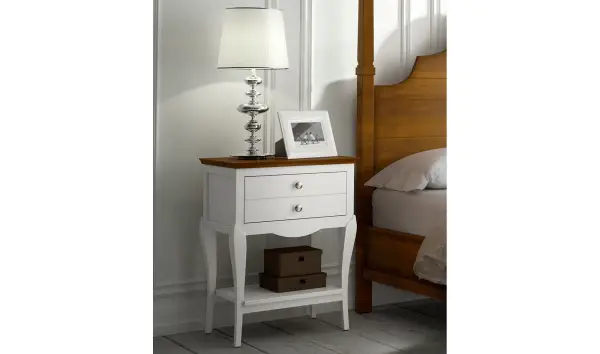 Dormitorio colonial blanco Basilea
