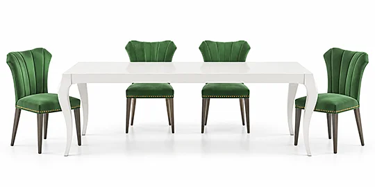 Mesa de comedor fija moderna Agora