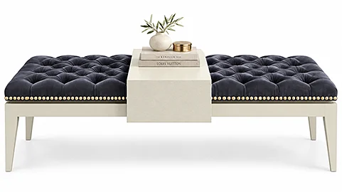 Mesa de centro tapizada de diseño Spicy