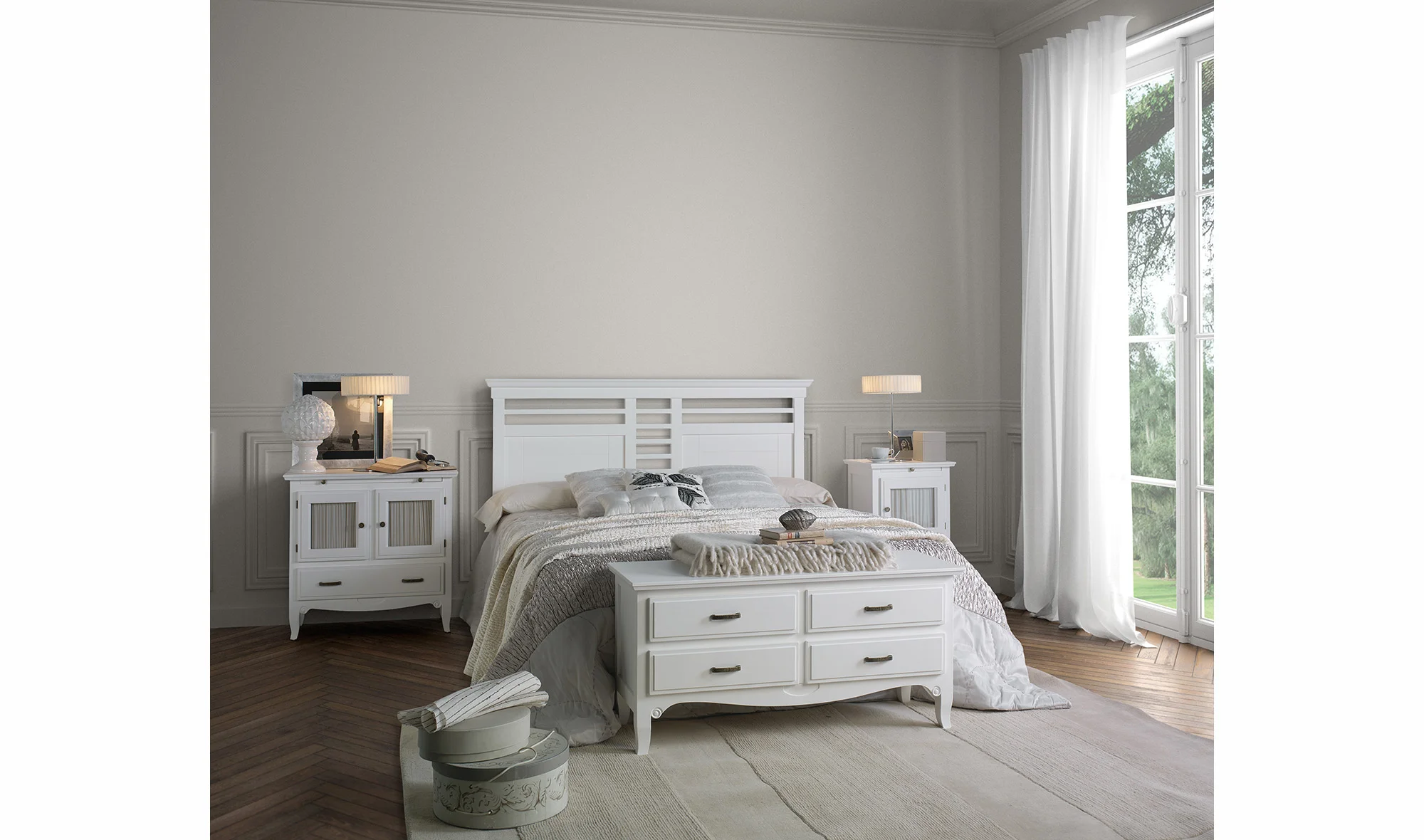 Dormitorio colonial tosca Fontana