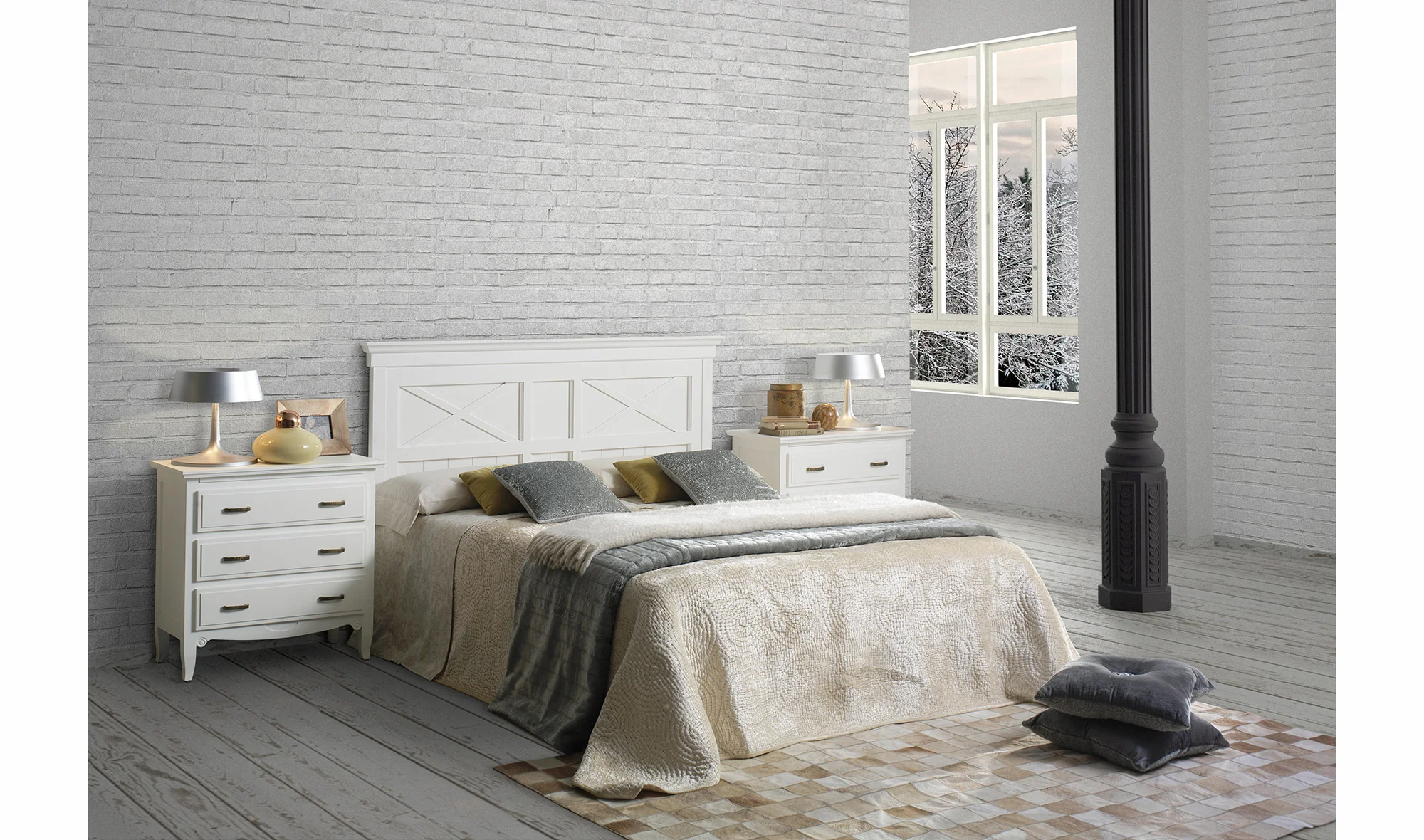 Dormitorio colonial Fontana