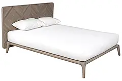Cama tribal Betim de madera étnica
