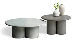 Conjunto de Mesas de Centro Trilito Menhir