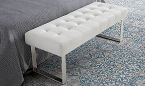 Banqueta pie de cama moderna Baton Banqueta pie de cama moderna Baton