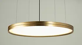 Lámpara de techo circular dos aros Lite Hole