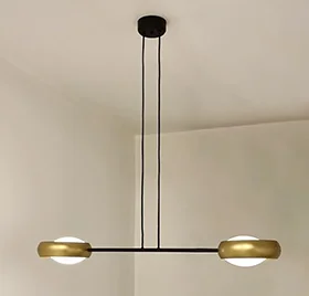 Lámpara de techo dos aros Ring