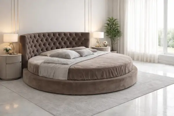 Cama Piel Adventure Redonda