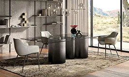 Mesa de comedor cristal Papel by Cattelan Italia Mesa de comedor cristal Papel by Cattelan Italia