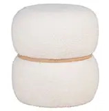 puf tapizado bouclé