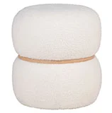 puf tapizado bouclé