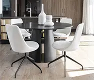 Mesa de comedor redonda Montenapoleone