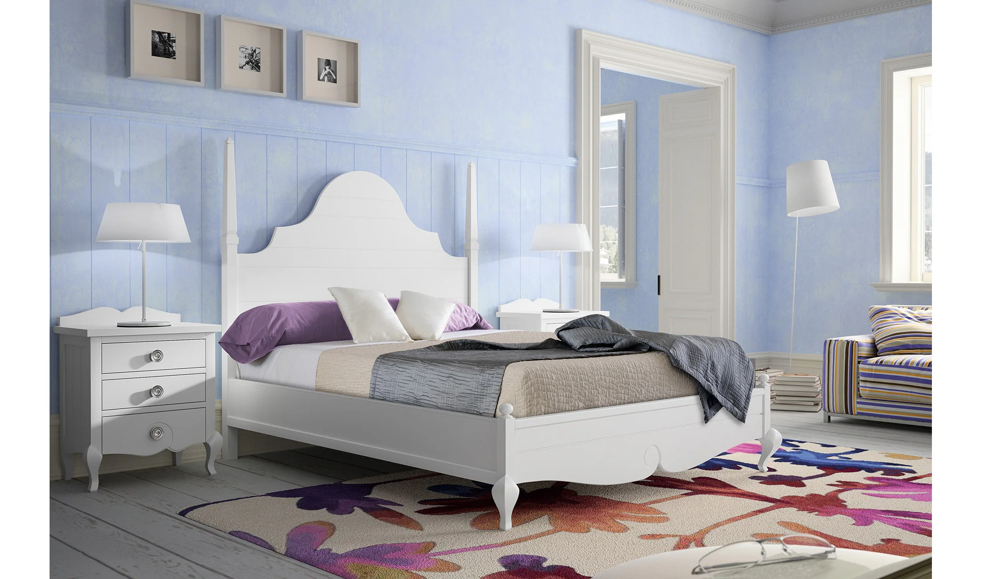 Dormitorio colonial tosca Volga