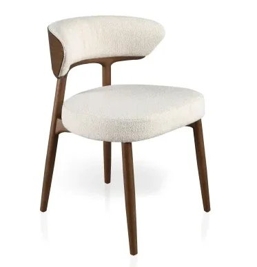 Silla Elba madera tapizada