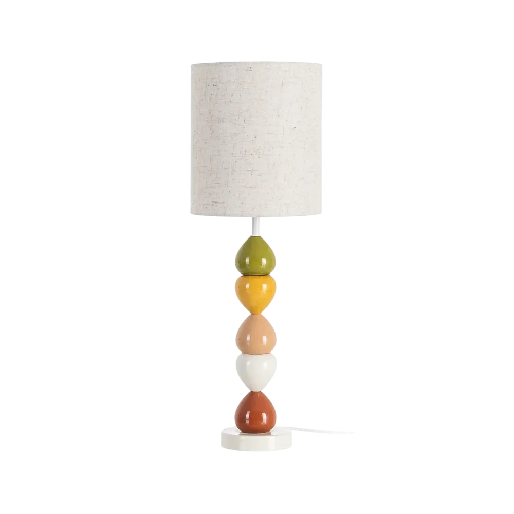 Lámpara de sobre mesa de cerámica Pear