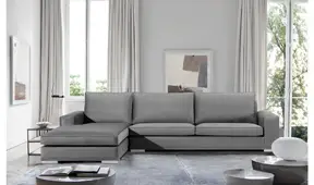 Sofá con chaise longue moderno Donatello