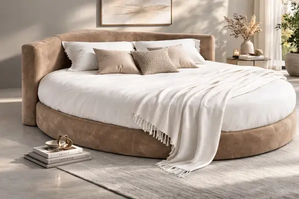 Cama Redonda de esquina