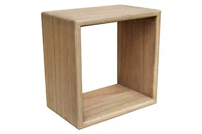 Estante cuadrado natural Scandi
