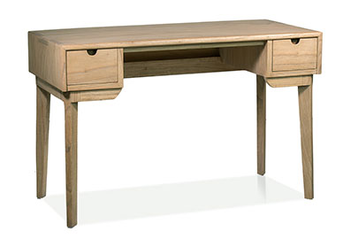 Mesa de escritorio 2 cajones natural Scandi