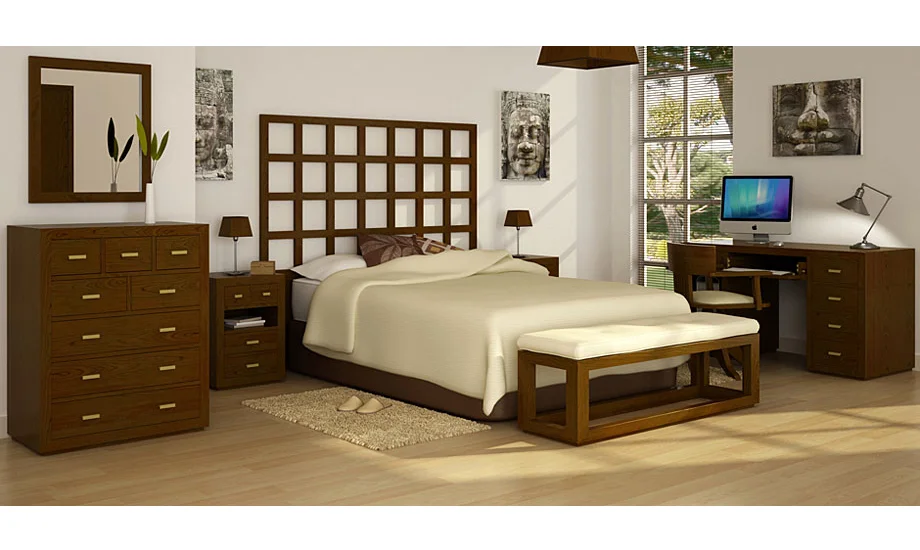 Dormitorio Manhattan Nogal