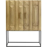 Mueble bar con relieve dorado Marrakech Kare Mueble bar con relieve dorado Marrakech Kare