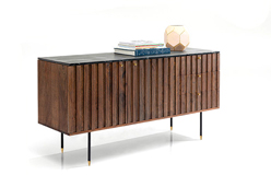 Aparador retro madera y mrmol Apiano