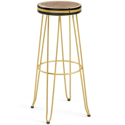Taburete oro vintage Farley