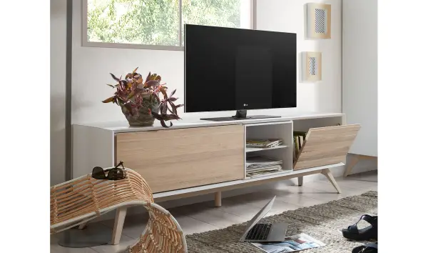 Mueble de Tv con puertas nordico Quatre 1