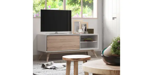 Mueble de Tv 1 puerta nordico Quatre 2