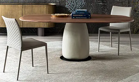 Mesa de comedor pequeña madera Botero Cattelan