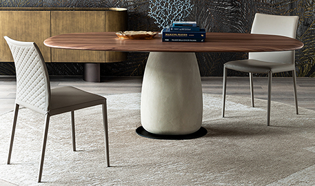 Mesa de comedor pequeña madera Botero Cattelan