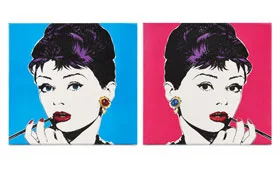 Set de dos cuadros Art Pop 