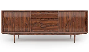 Mueble tv 3 cajones palisandro Danés Mueble tv 3 cajones palisandro Danés