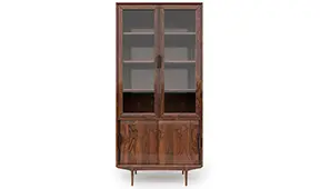 Vitrina 4 puertas palisandro Danés