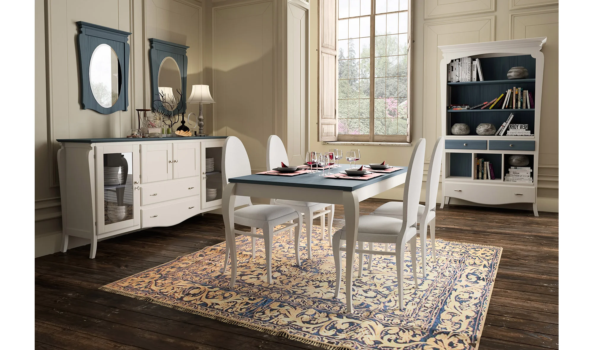 Comedor moderno Mediterráneo